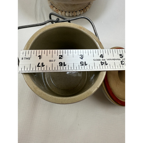 Stoneware Butter Cheese Crock The Great Seal the United States America VTG *READ - Picture 10 of 11